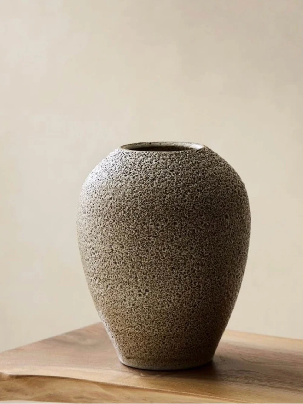 West Elm Textured Stone-Effect Vase
